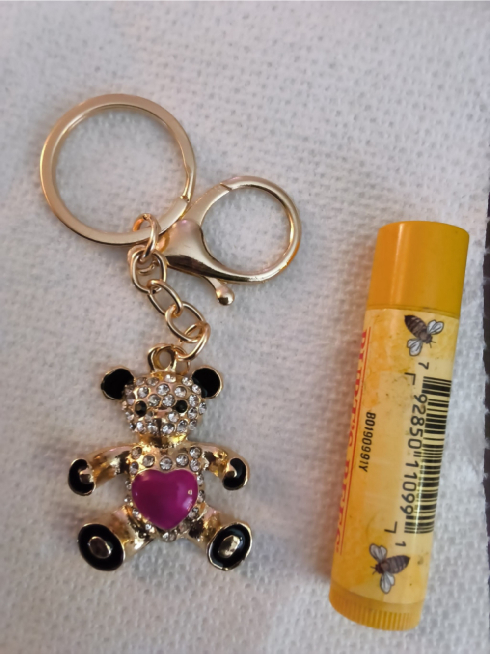 Teddy bear bag,key charm